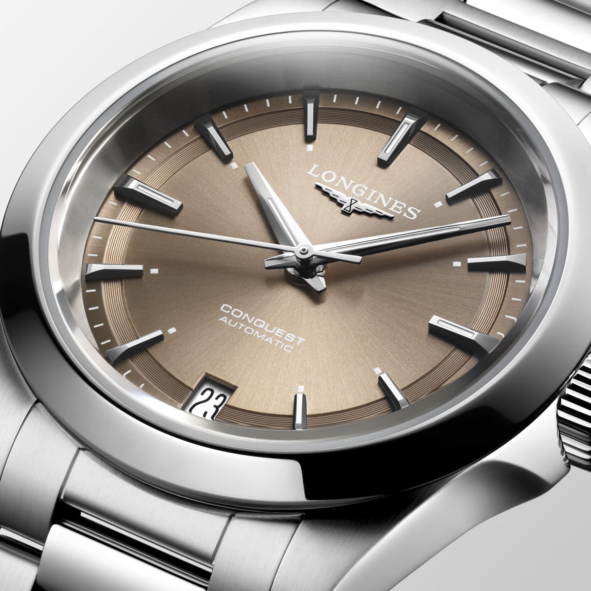 Longines Conquest 34mm L3.430.4.62.6 Watch for Women - dial close-up