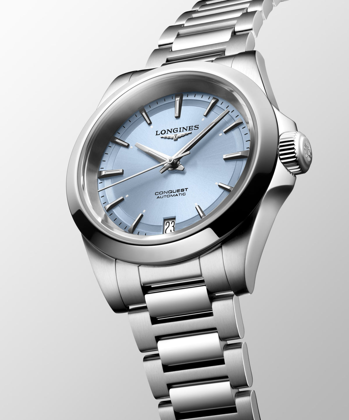 Longines Conquest 34mm L3.430.4.92.6 Watch for Women - dial view