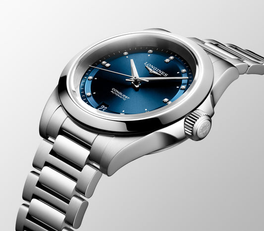 Longines - L3.430.4.97.6 Conquest Watch for Women