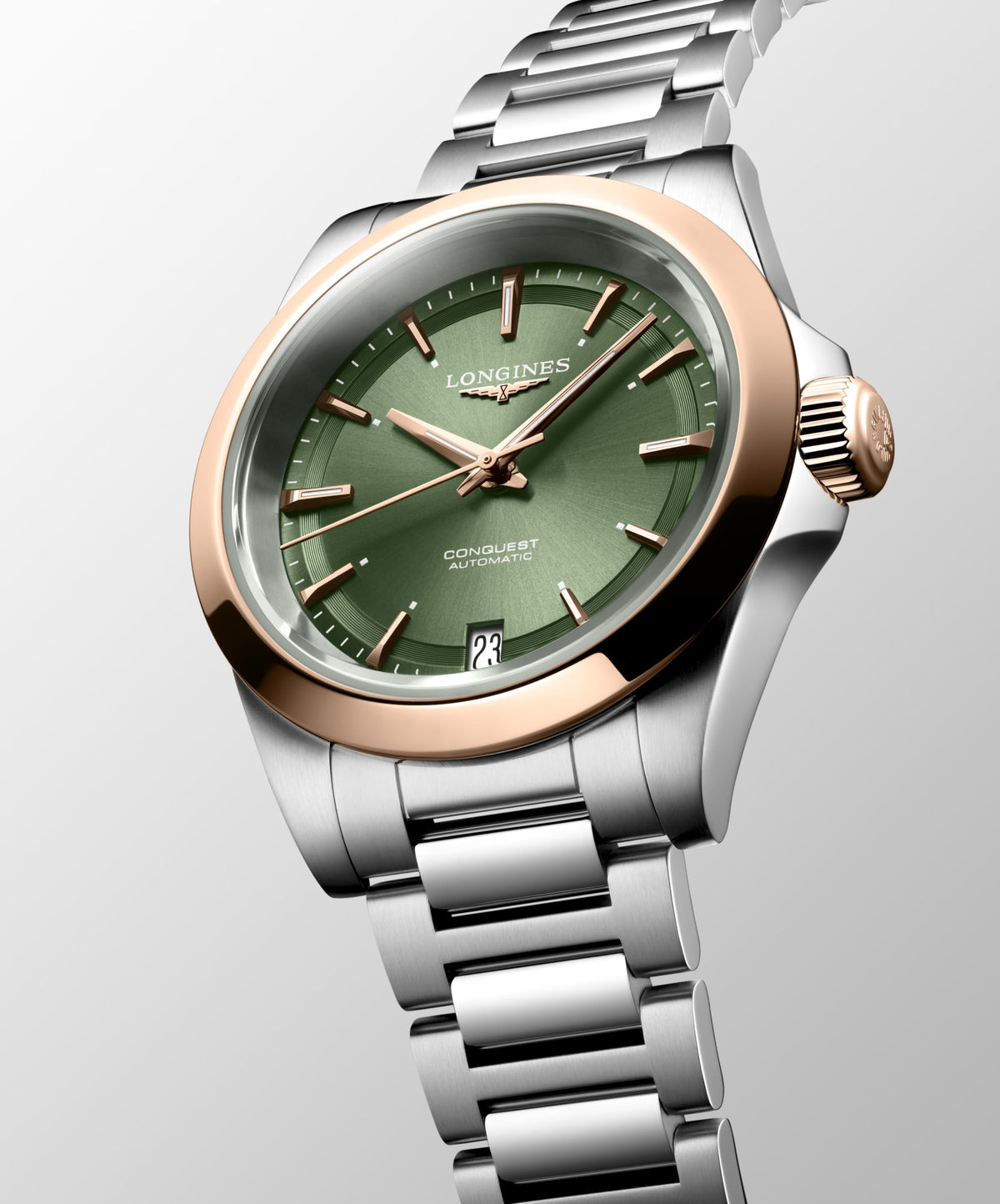 Longines Conquest 34mm L3.430.5.02.6 Watch for Women - dial view