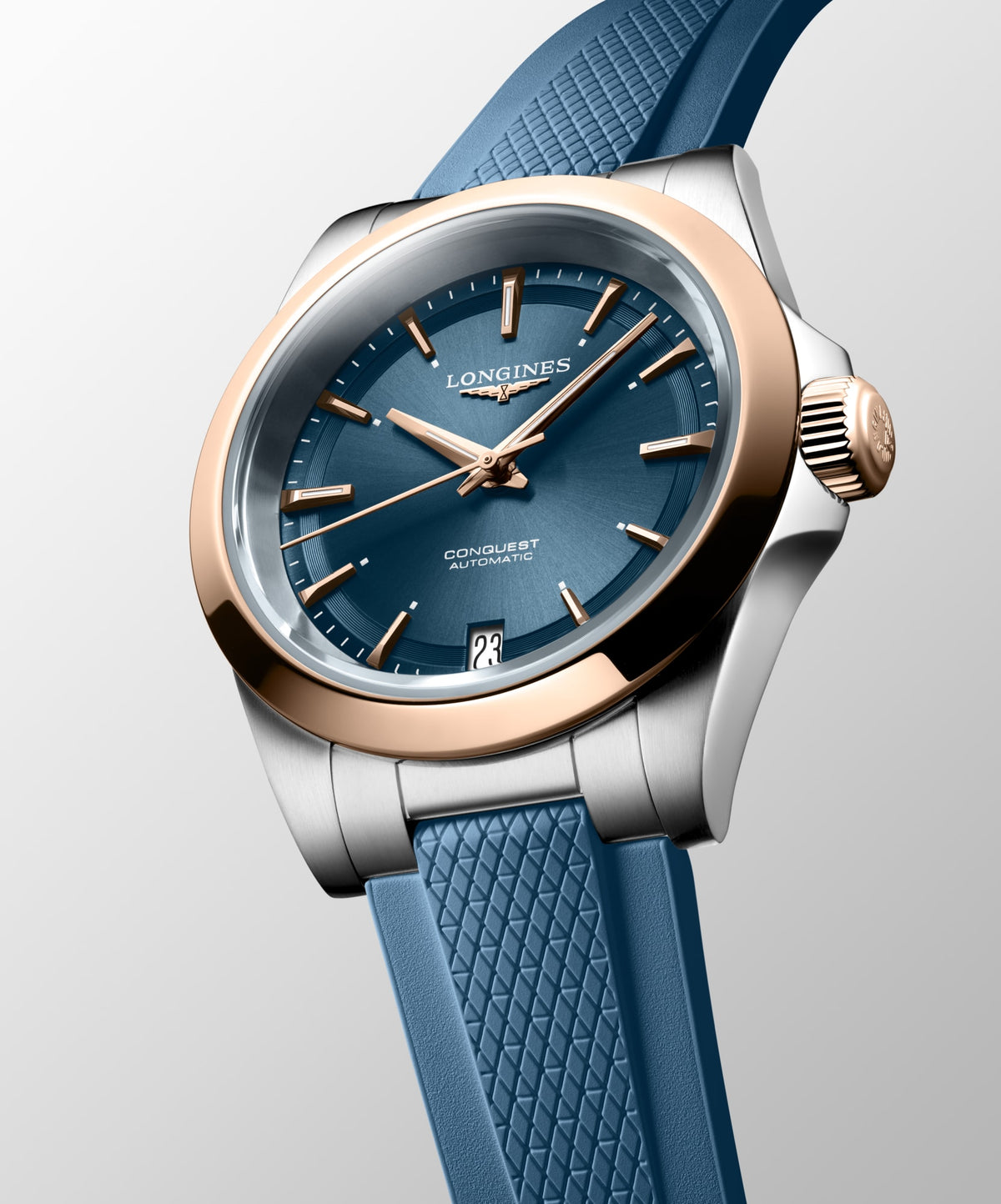 Longines Conquest 34mm L3.430.5.92.9 Watch for Women - dial view
