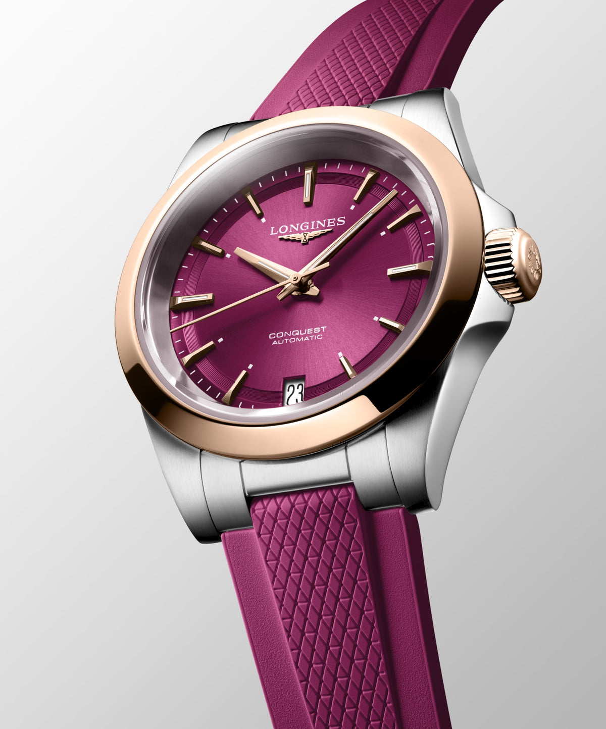 Longines Conquest 34mm L3.430.5.98.9 Watch for Women - dial view