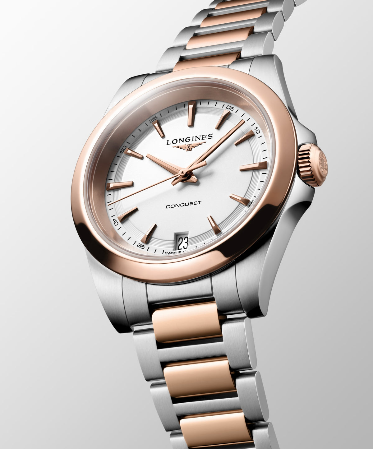 Longines Conquest 34mm L3.460.3.18.7 Watch for Women - dial view