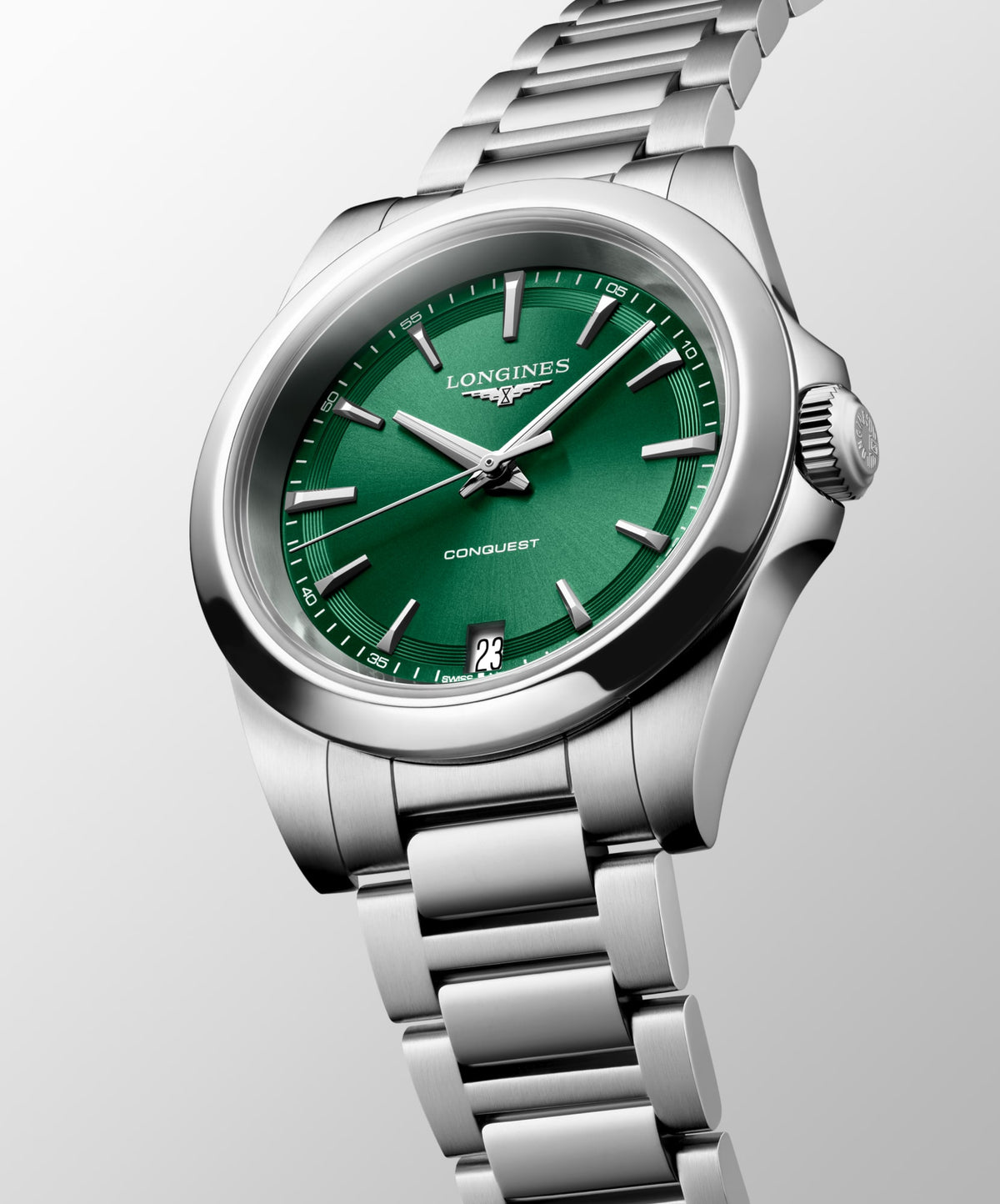 Longines Conquest 34mm L3.460.4.09.6 Watch for Women - dial view