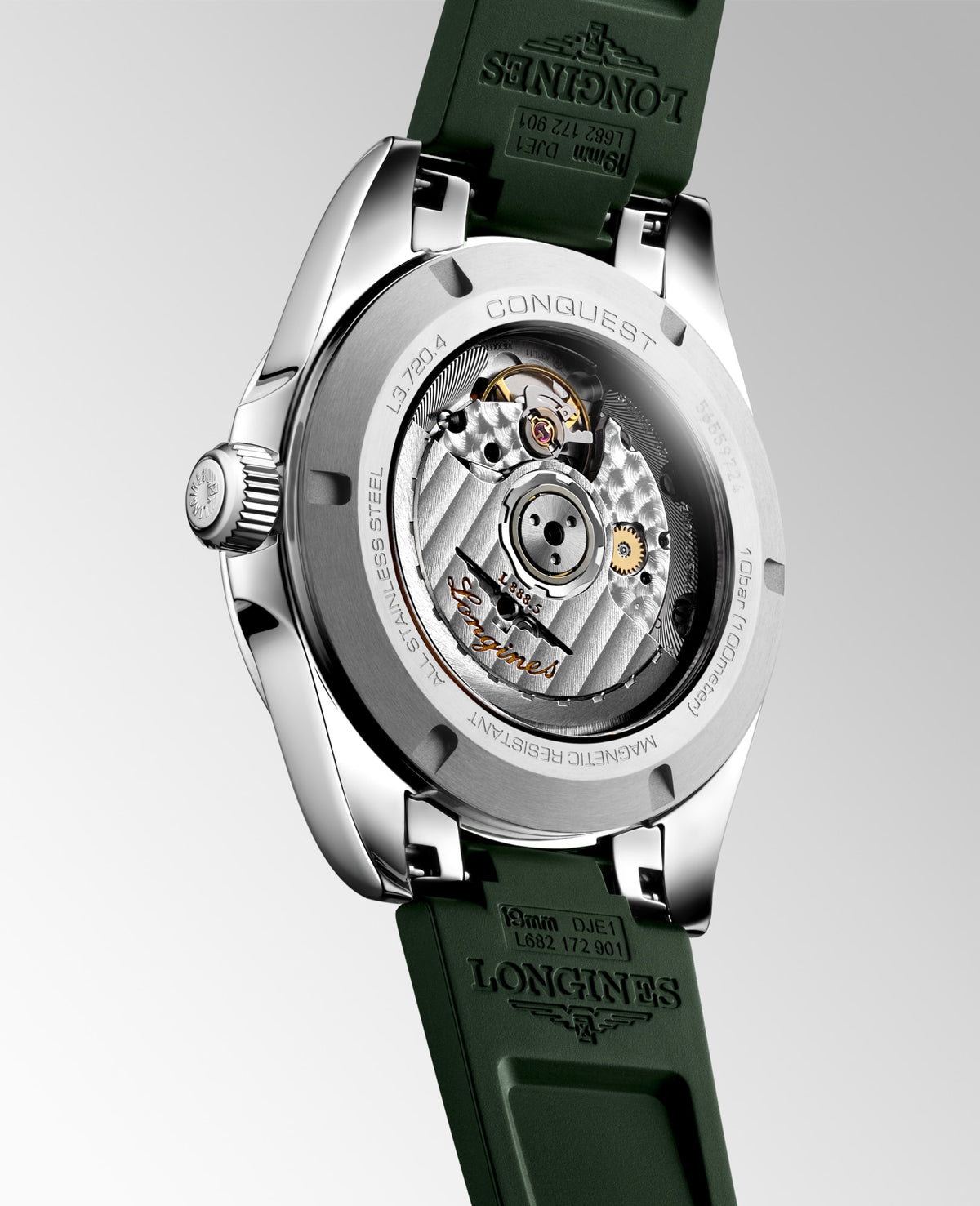 Longines Conquest 38mm L3.720.4.02.9 Unisex Watch - case-back view