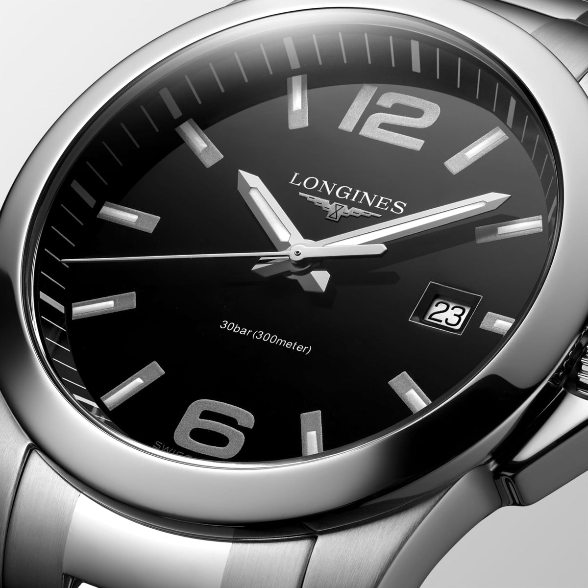 Longines Conquest 41mm L3.759.4.58.6 Watch for Men - dial close-up