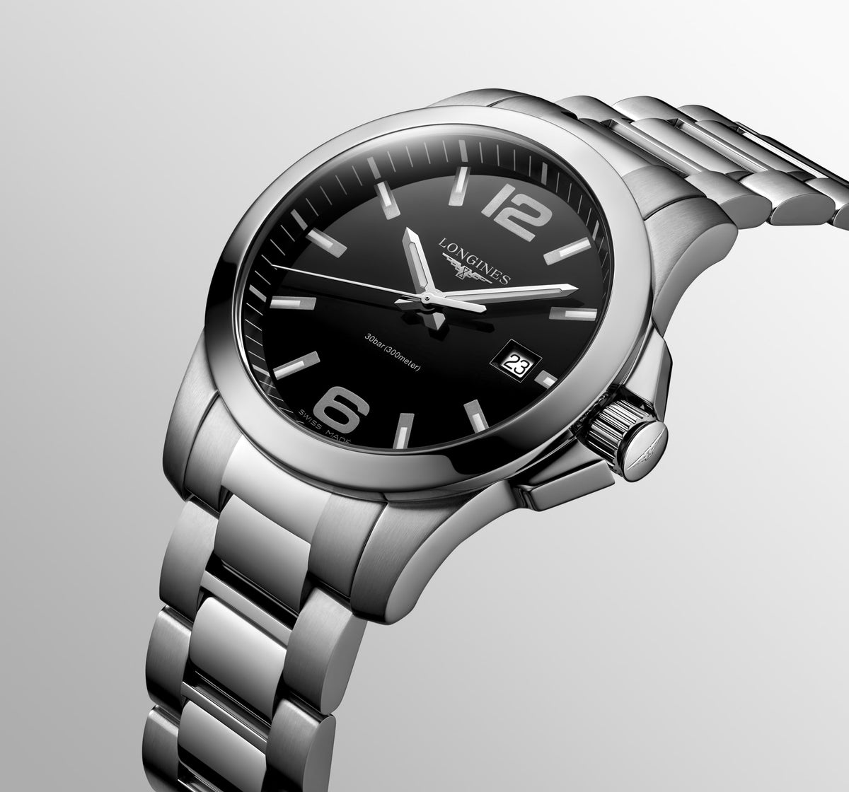 Longines Conquest 41mm L3.759.4.58.6 Watch for Men - detail view