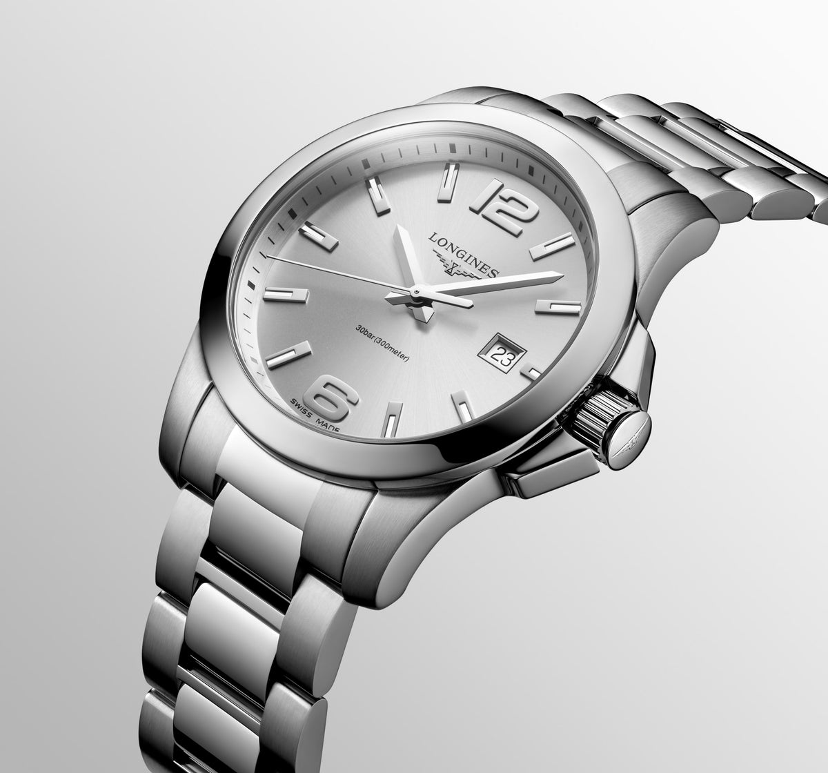 Longines Conquest 41mm L3.759.4.76.6 Watch for Men - detail view