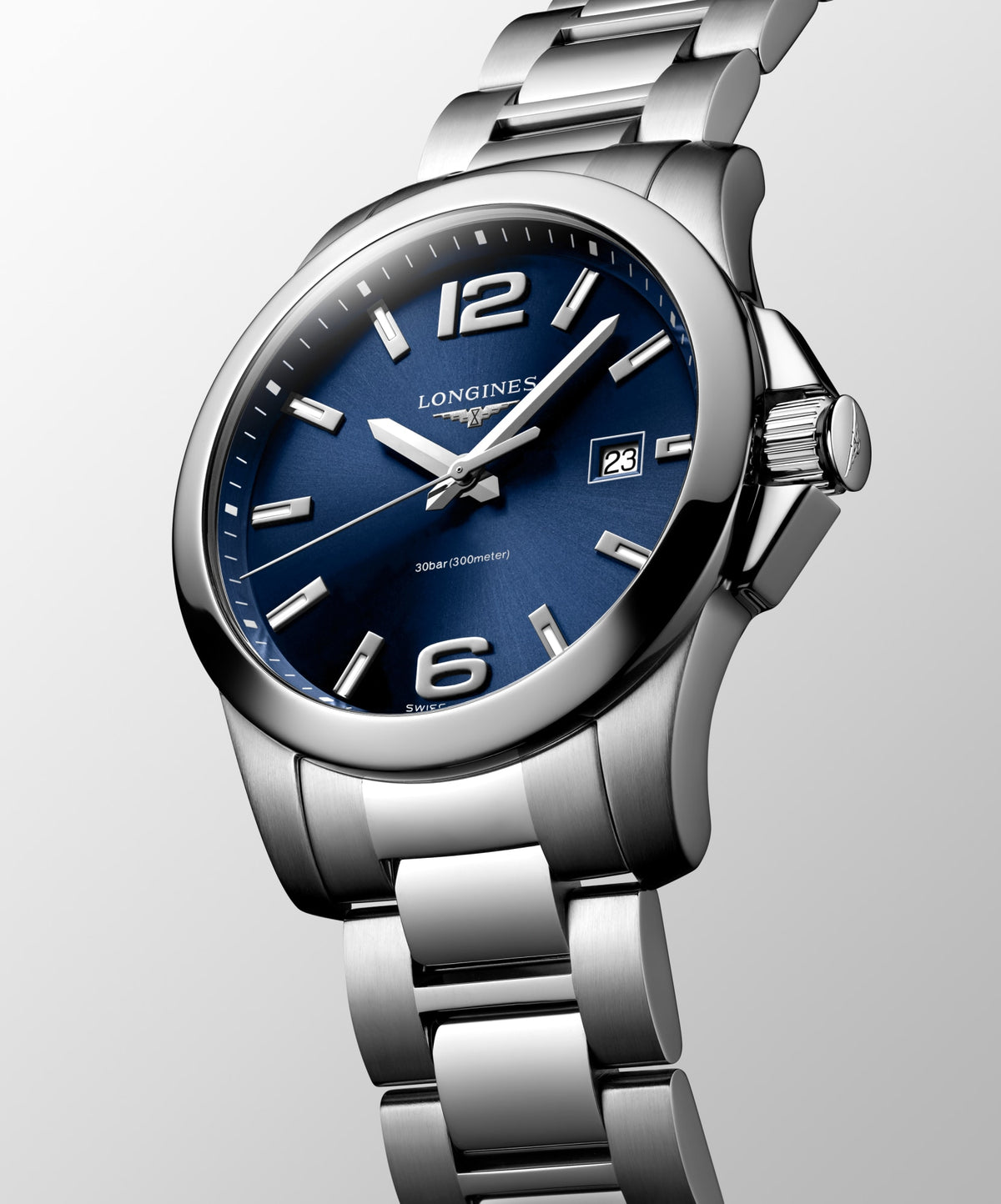Longines Conquest 41mm L3.759.4.96.6 Watch for Men - dial view