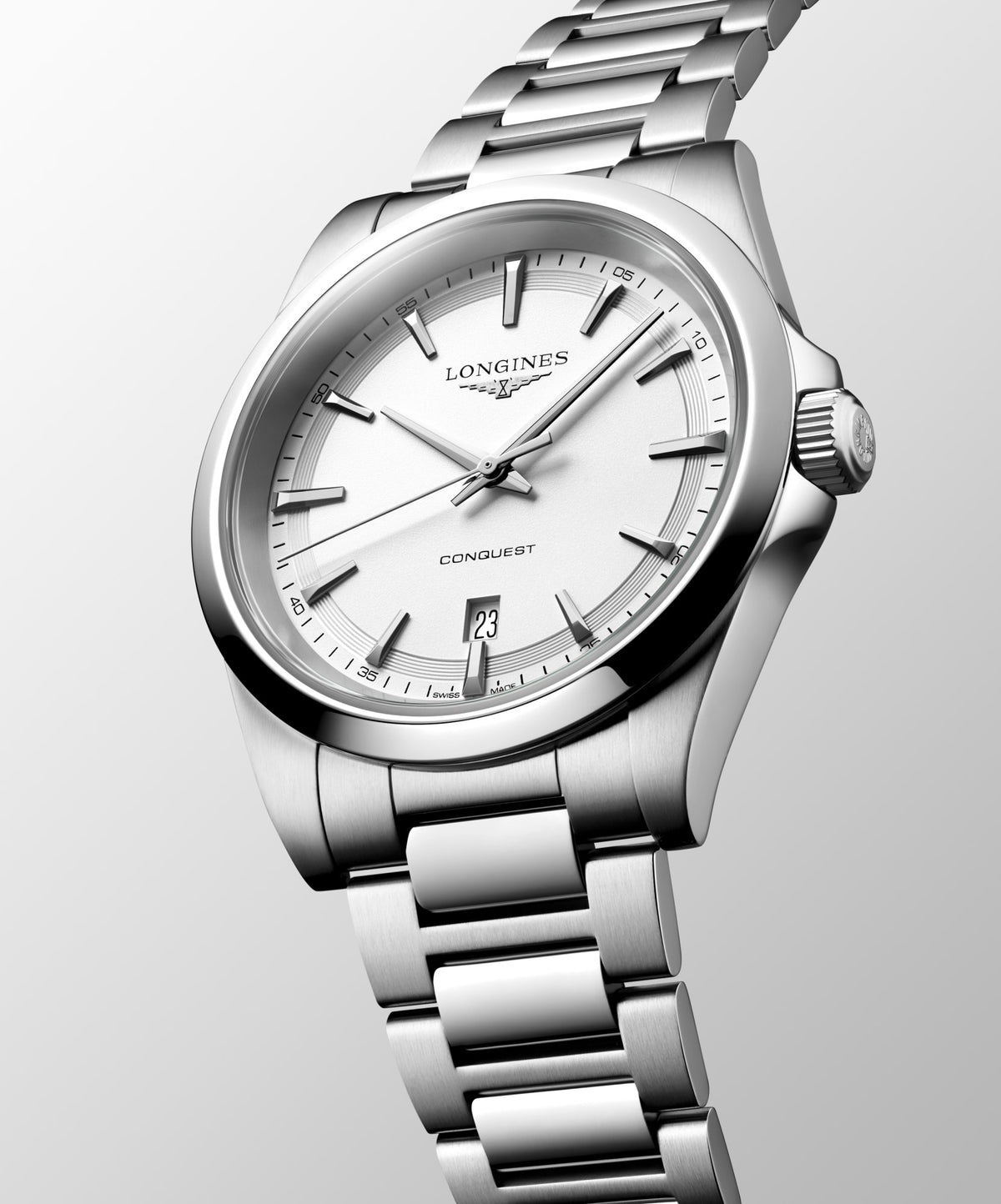 Longines Conquest 41mm L3.860.4.12.6 Watch for Men - dial view