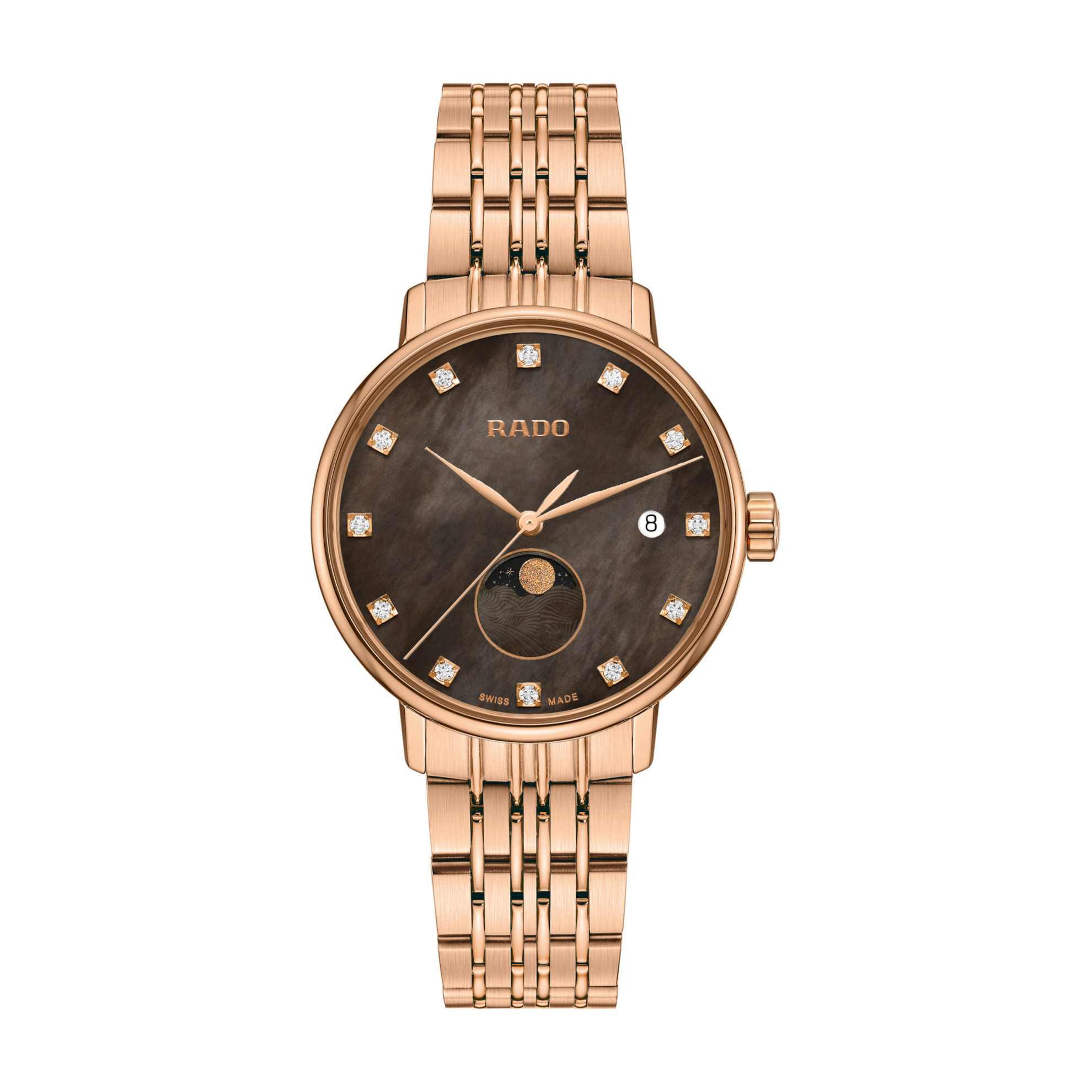 Rado Coupole Diamonds Moonphase R22885903 Watch for Women