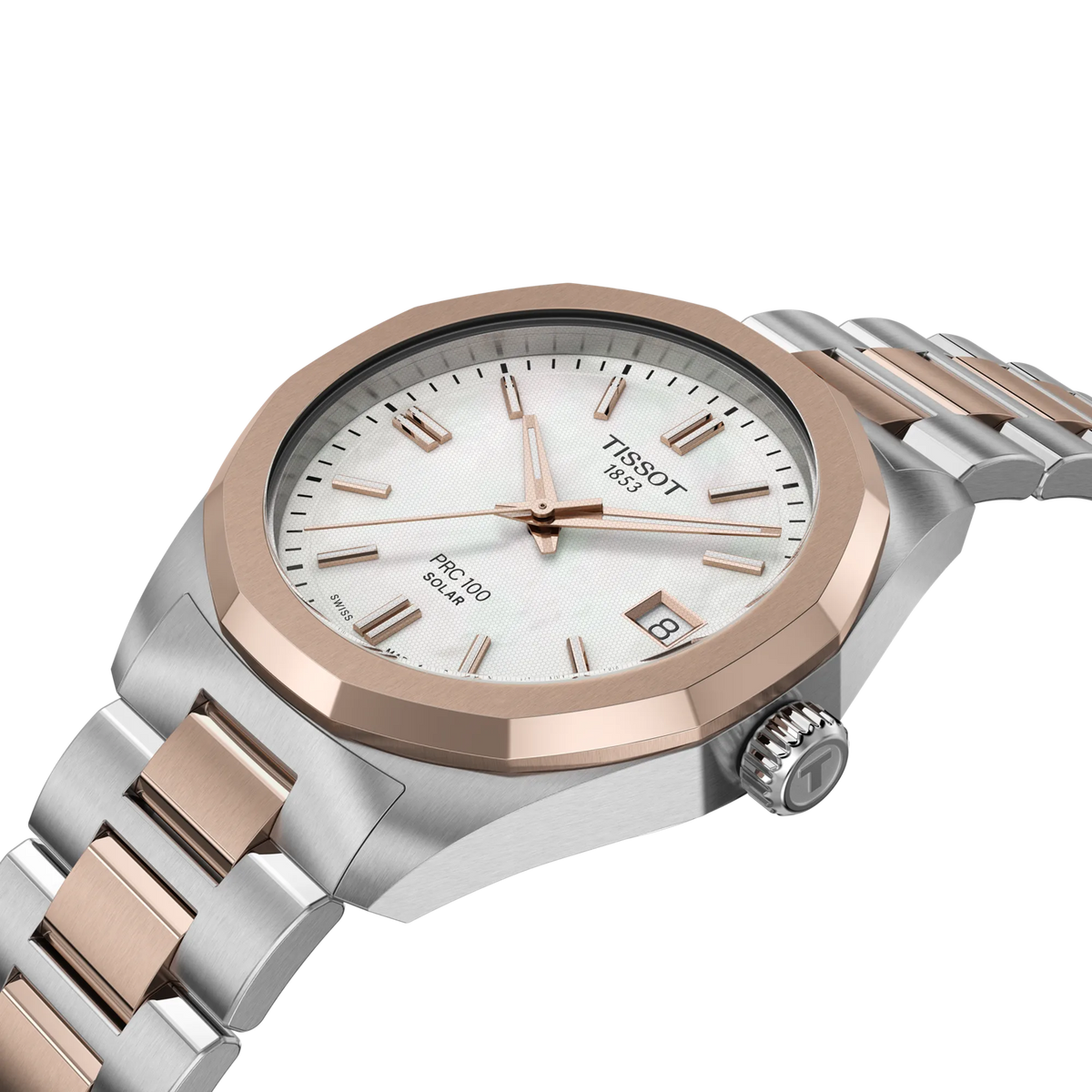 Tissot PRC 100 Solar 34mm T151.822.22.111.00 Watch for Women - detail view