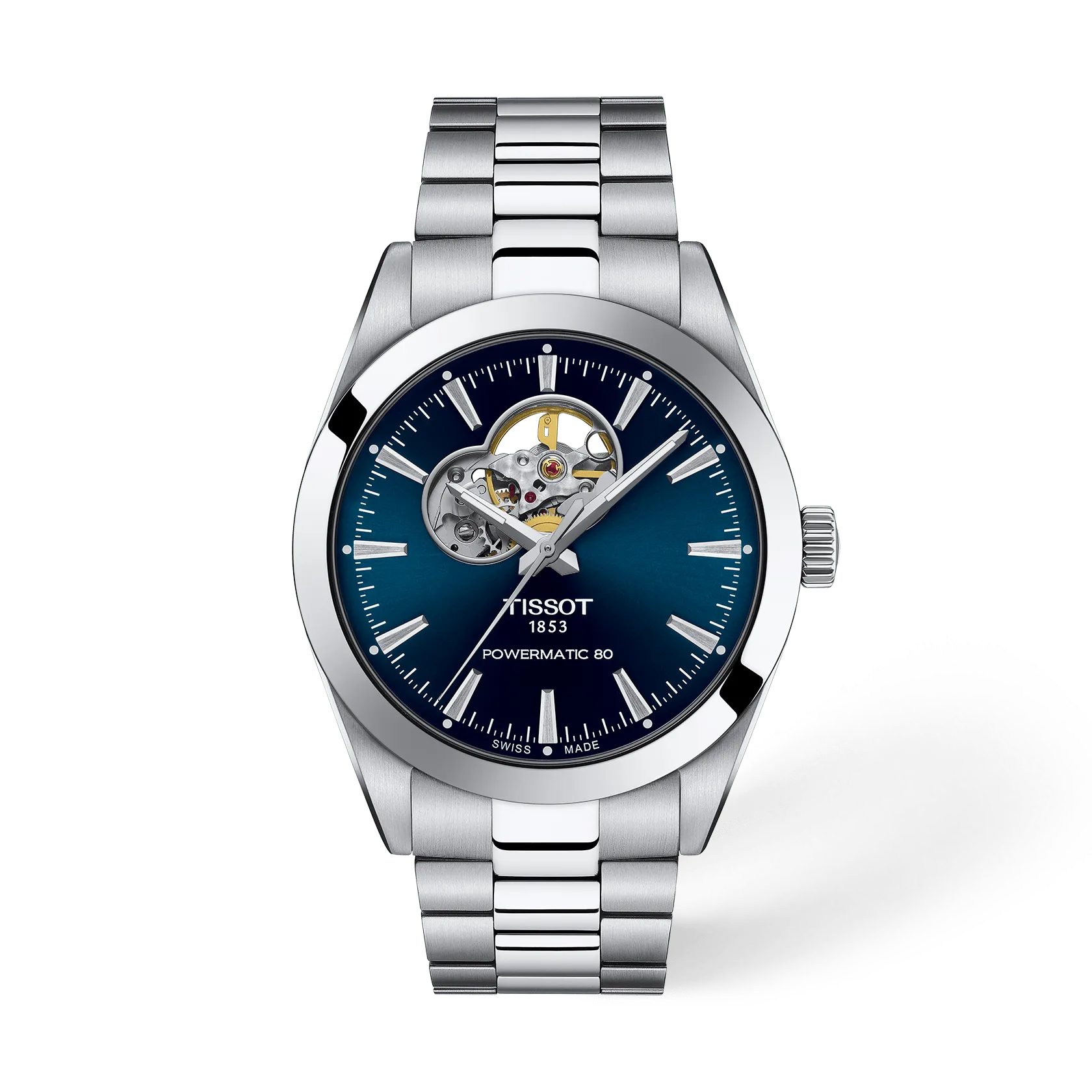 Tissot Gentleman Open Heart 40mm T127.407.11.041.01 Watch for Men