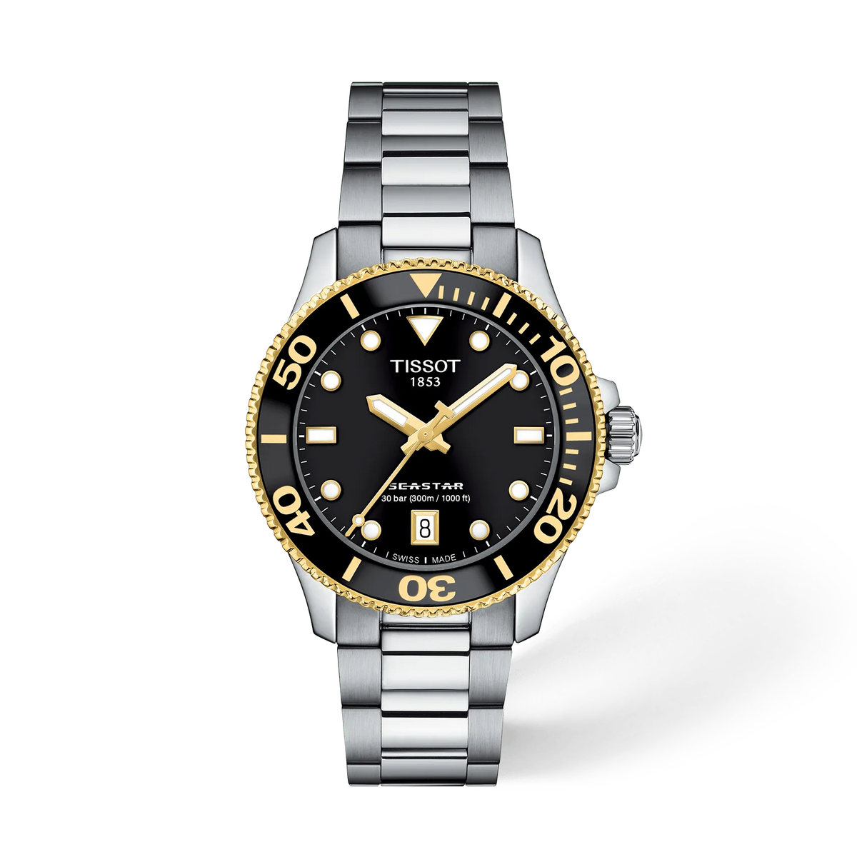 Tissot Seastar 1000 36mm T120.210.21.051.00 Unisex Watch - front view