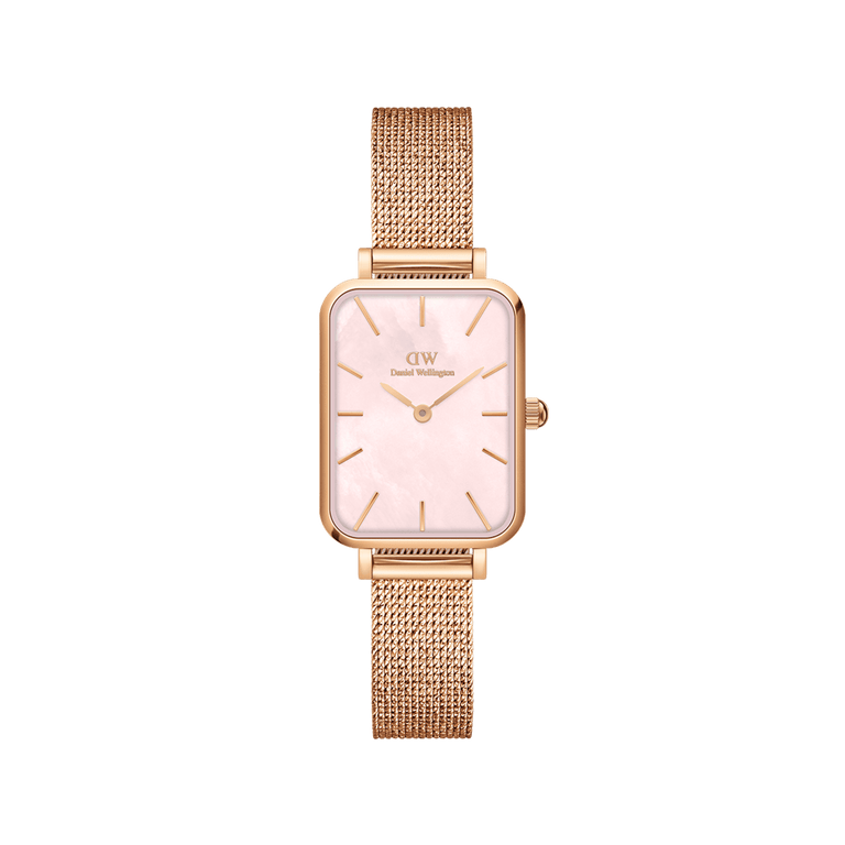 Daniel Wellington DW00100510K Quadro Mother of Pearl Dial Watch for Women