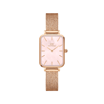 Daniel Wellington DW00100510K Quadro Mother of Pearl Dial Watch for Women