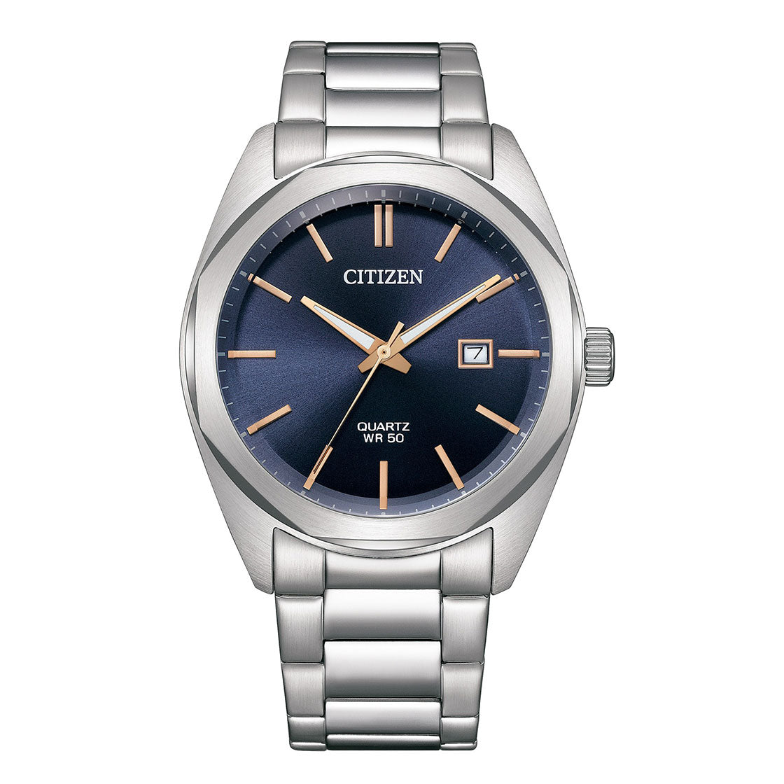 CITIZEN QUARTZ GENTS WATCH BLUE-GRAY DIAL - BI5110-54H