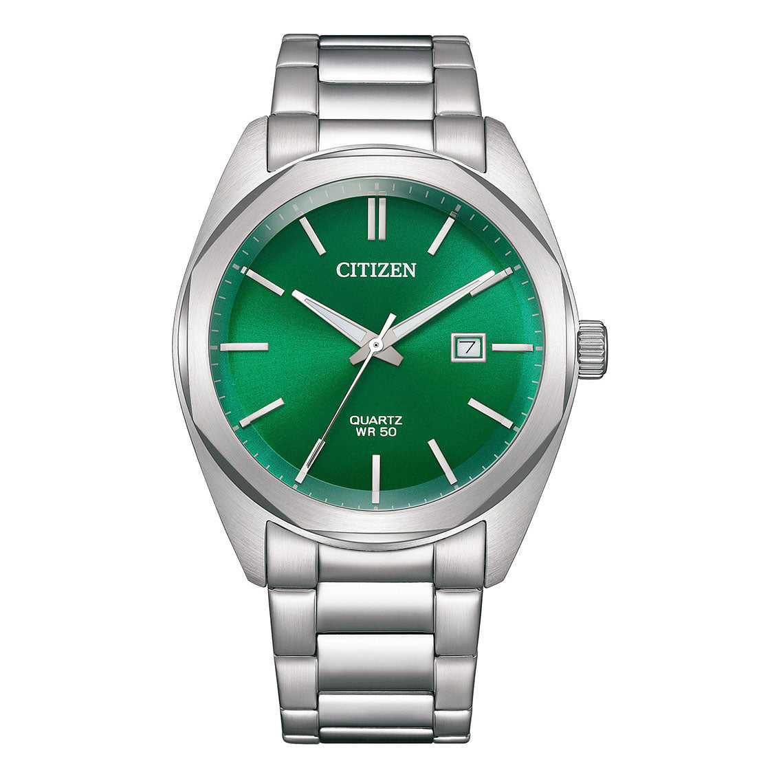 CITIZEN QUARTZ GENTS WATCH GREEN DIAL - BI5110-54X