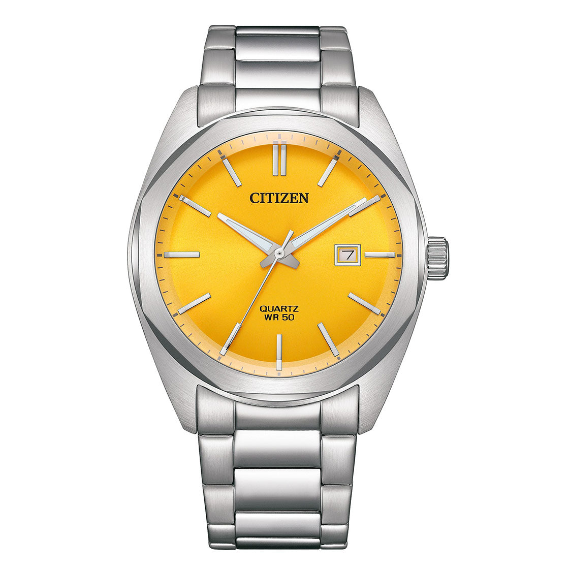 CITIZEN QUARTZ GENTS WATCH YELLOW DIAL - BI5110-54Z