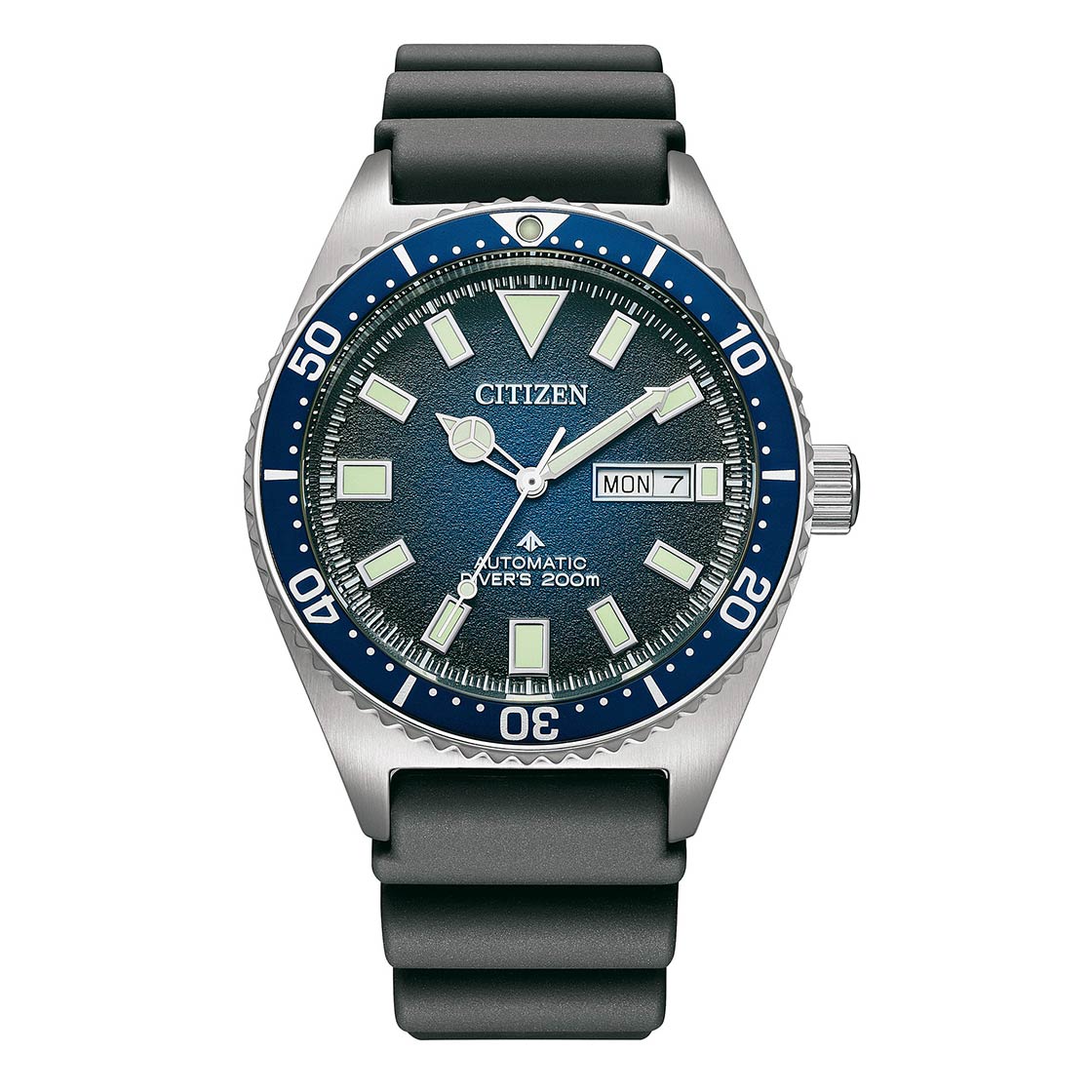 CITIZEN AUTOMATIC GENTS WATCH BLUE DIAL - NY0129-07L