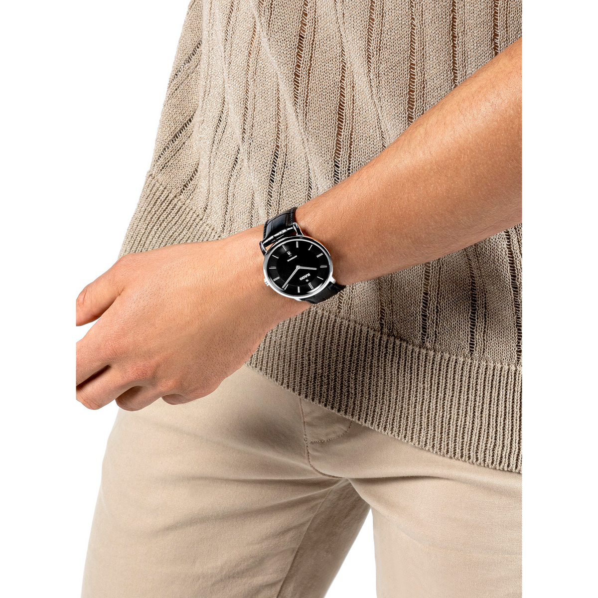 Rado DiaMaster Thinline Automatic R14067166 – shown on the wrist