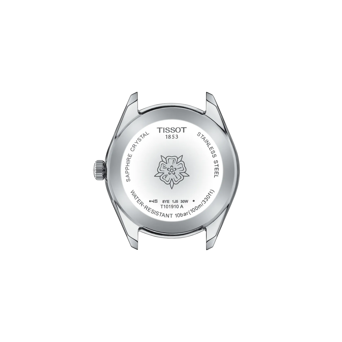 Tissot PR 100 Sport Chic 36mm T101.910.11.116.00 Watch for Women - case-back view