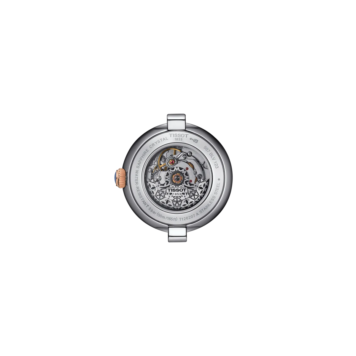 Tissot Bellissima 29mm T126.207.22.013.00 Watch for Women - case-back view