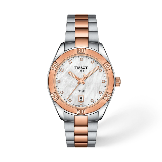 Tissot PR 100 Sport Chic 36mm T101.910.22.116.00 Watch for Women - front view