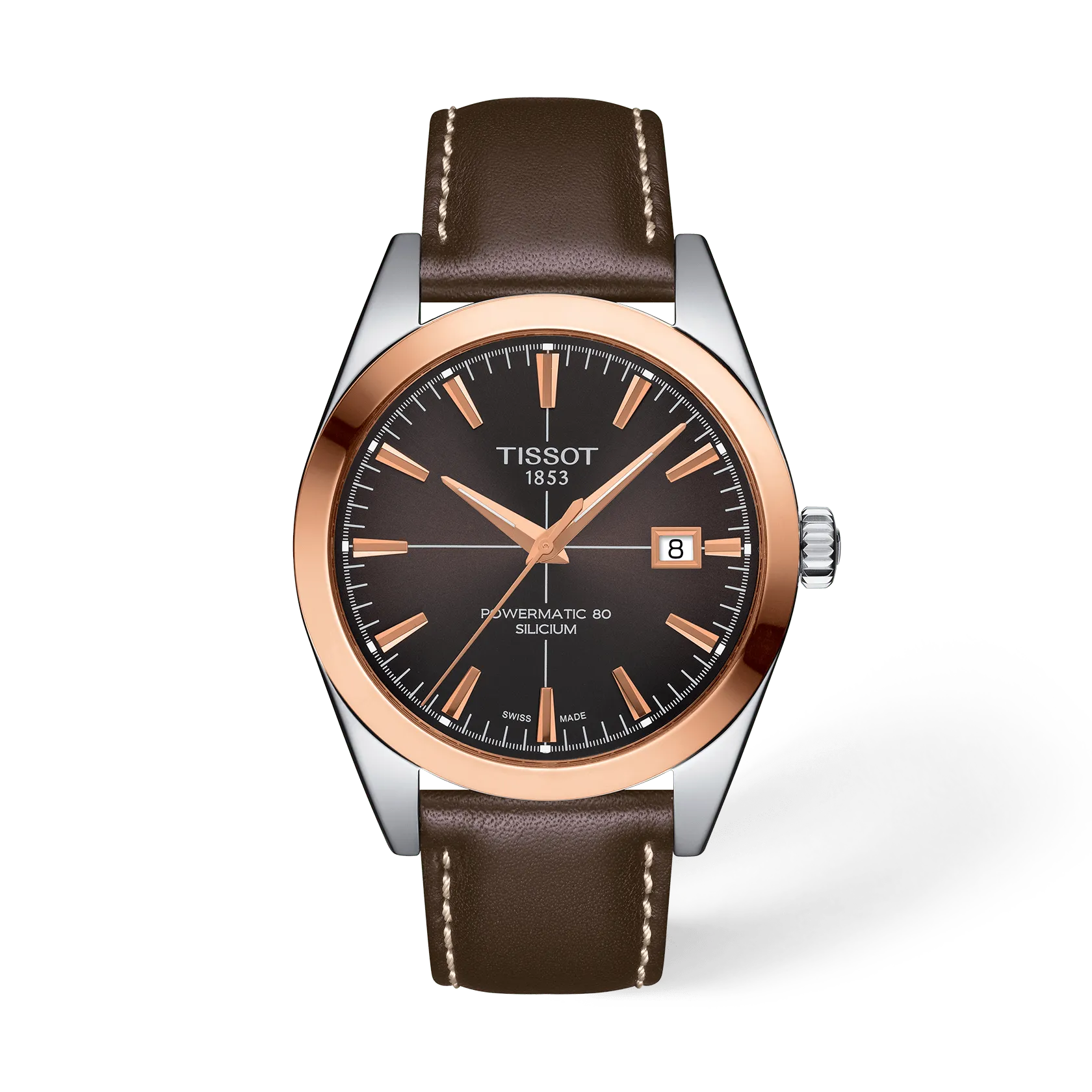 Tissot Gentleman Gold bezel 40mm T927.407.46.291.00 Watch for Men