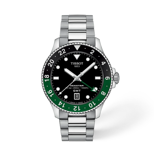 Tissot Seastar 1000 GMT 40mm T120.852.11.051.00 Watch for Men - front view