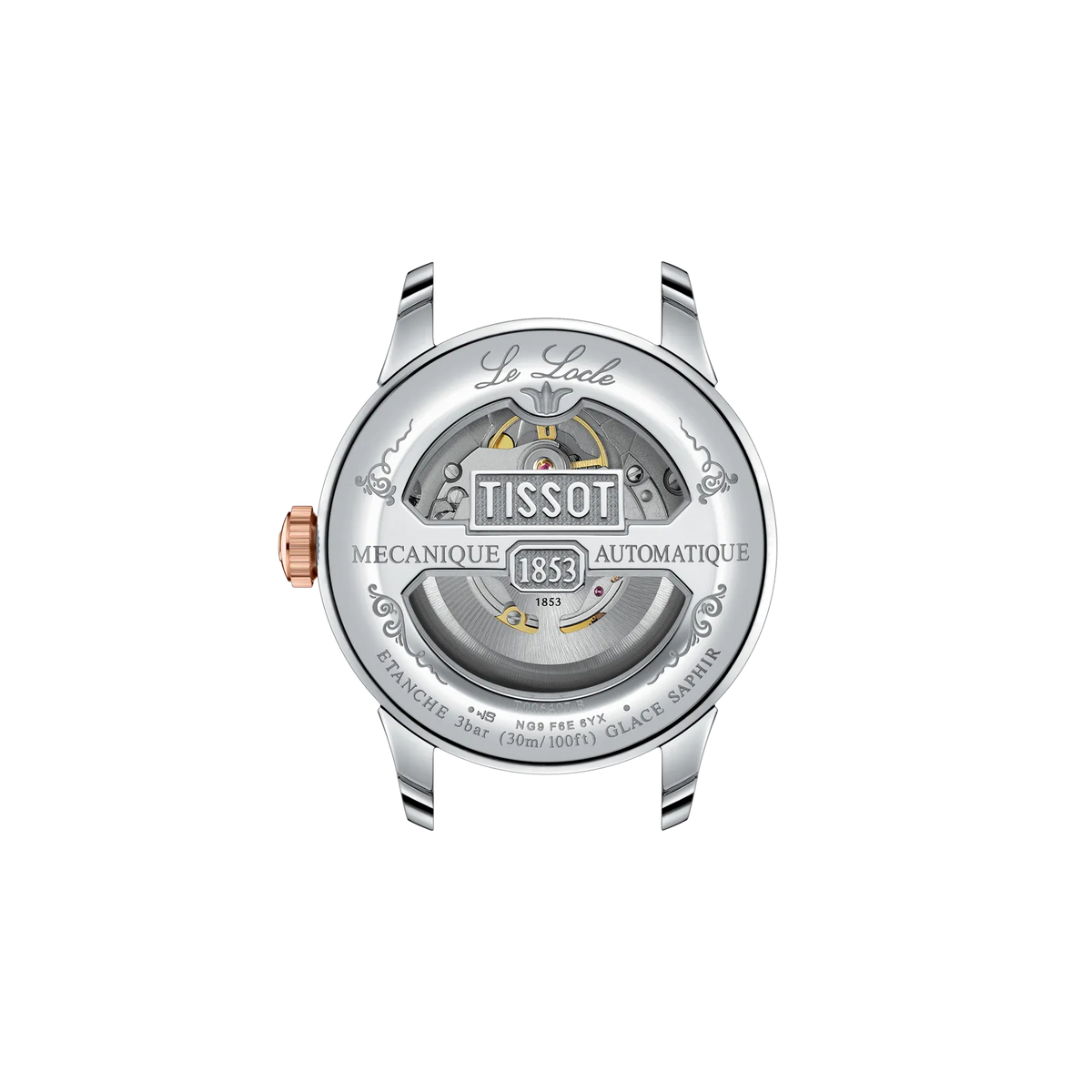 Tissot Le Locle 39.3mm T006.407.22.033.00 Watch for Men - case-back view