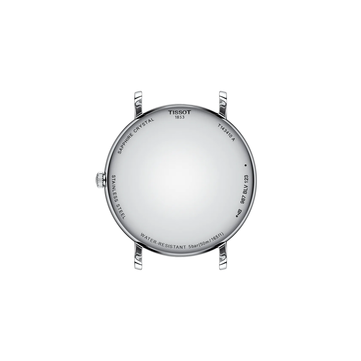 Tissot Everytime 40mm T143.410.11.091.00 Unisex Watch - case-back view
