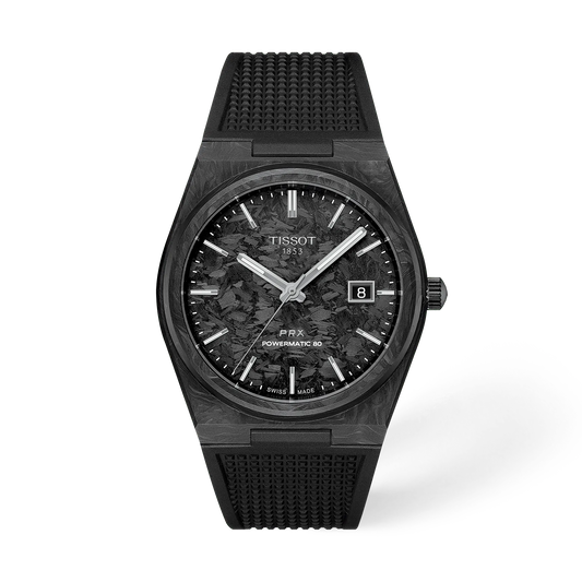 Tissot PRX Carbon 40.5mm T137.907.97.201.00 Watch for Men - front view