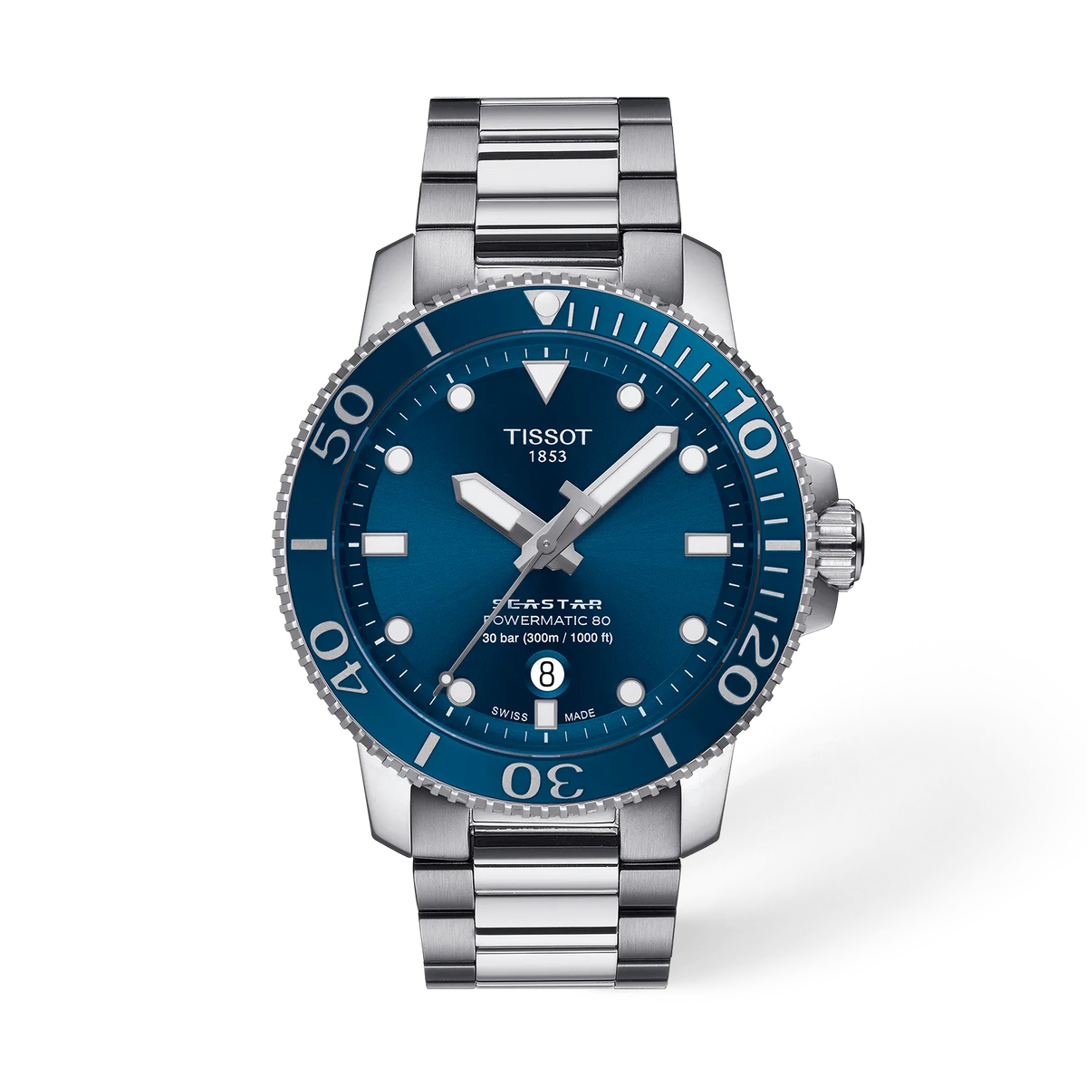 Tissot Seastar 1000 43mm T120.407.11.041.03 Watch for Men - front view