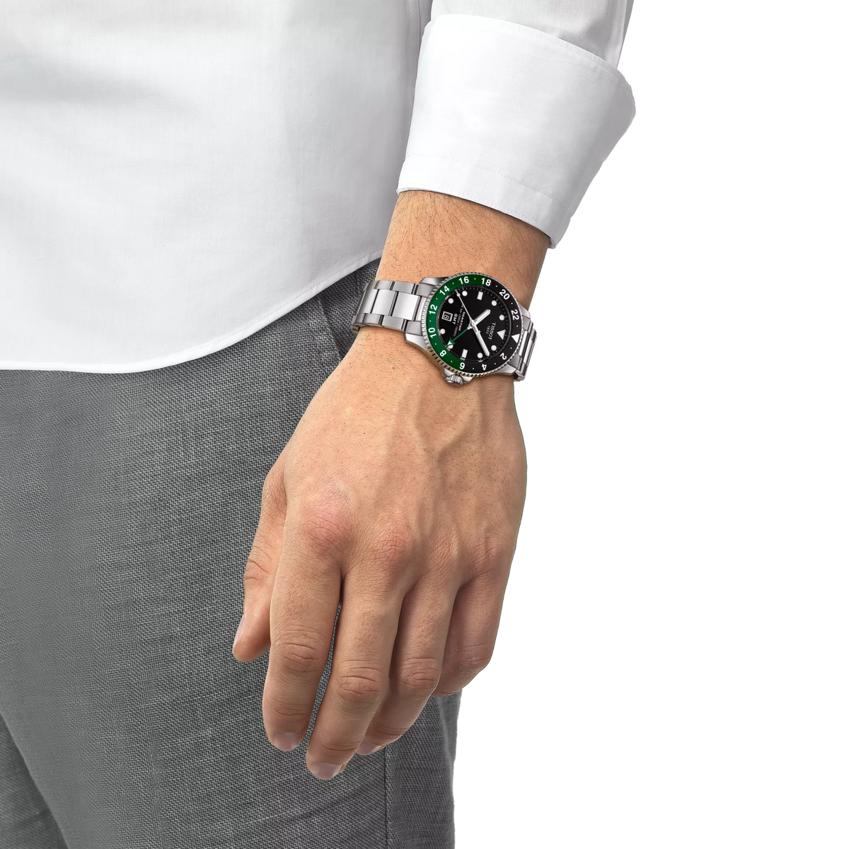 Tissot Seastar 1000 GMT 40mm T120.852.11.051.00 Watch for Men - on the wrist