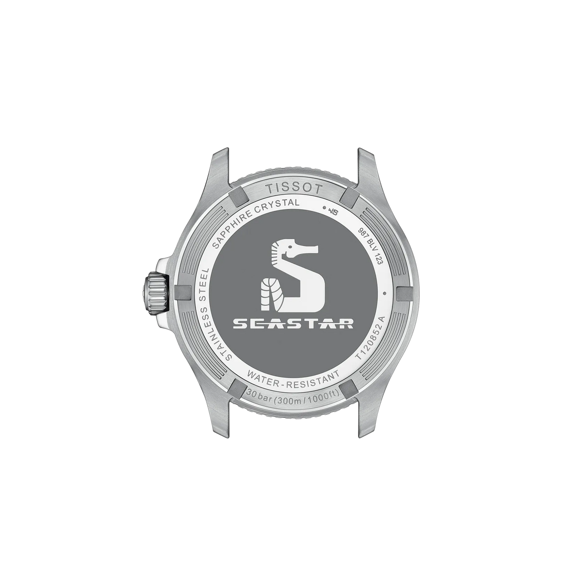 Tissot Seastar 1000 GMT 40mm T120.852.11.051.00 Watch for Men - case-back view