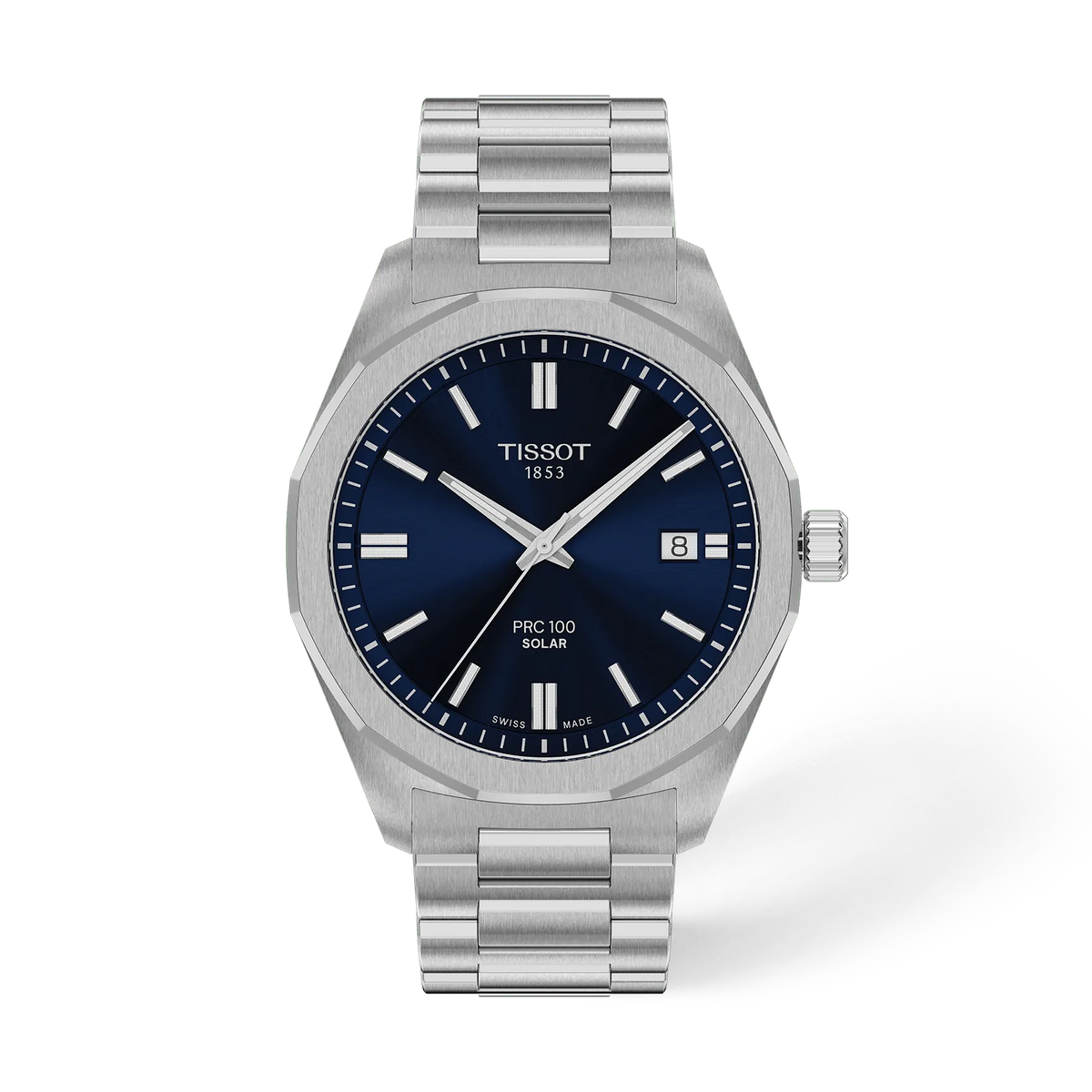 Tissot PRC 100 Solar 39mm T151.422.11.041.00 Watch for Men - front view