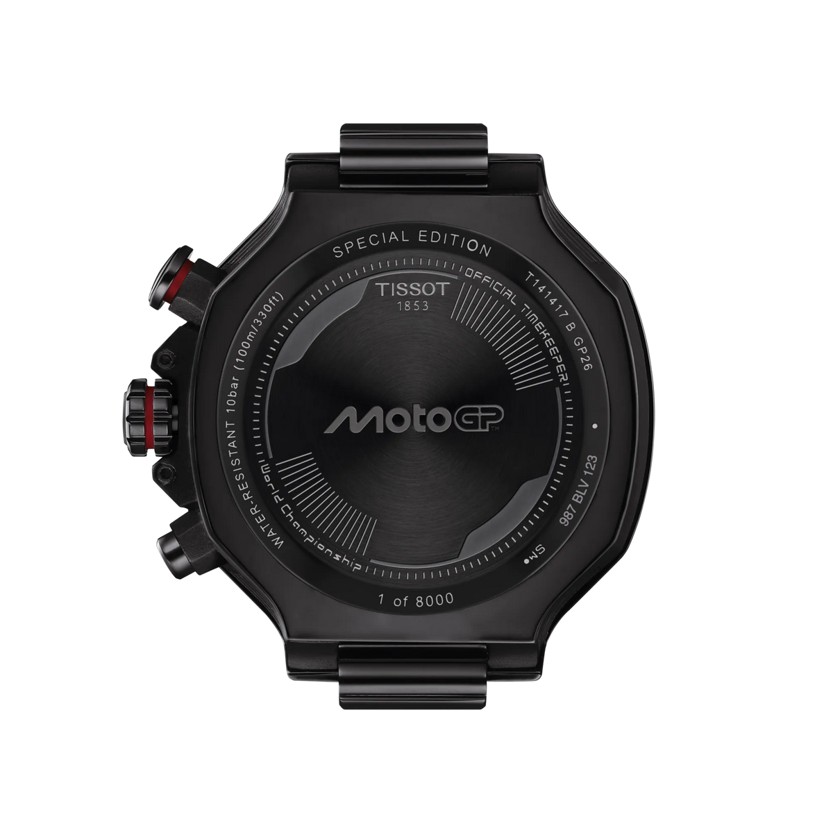 Tissot T-Race MotoGP 2026 45mm T141.417.37.422.00 Watch for Men - case-back view