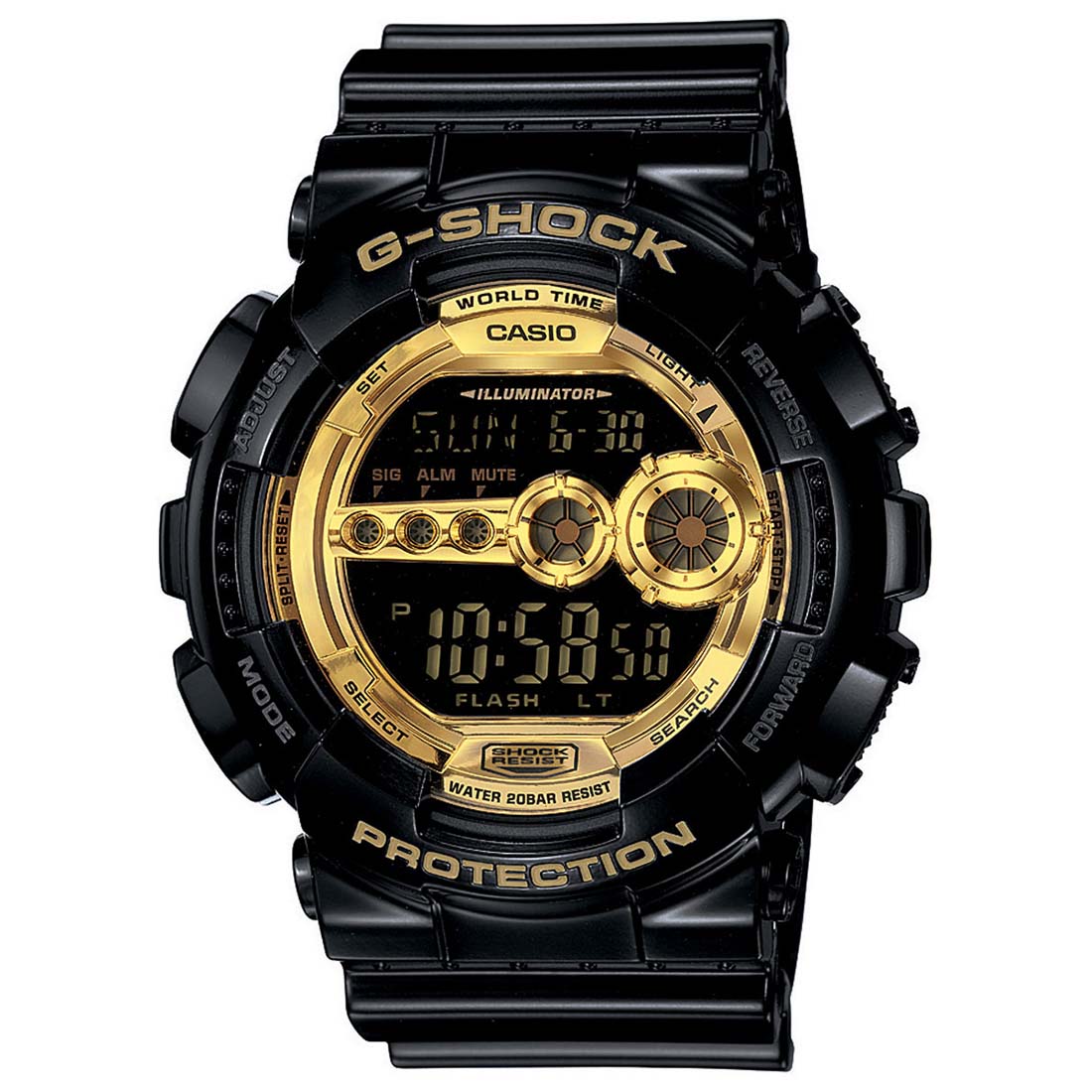 Casio G-Shock GD-100GB-1 – front view