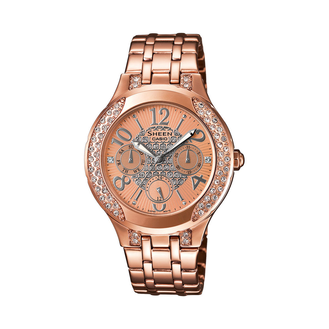 Casio Sheen SHE-3803PG-9A – front view