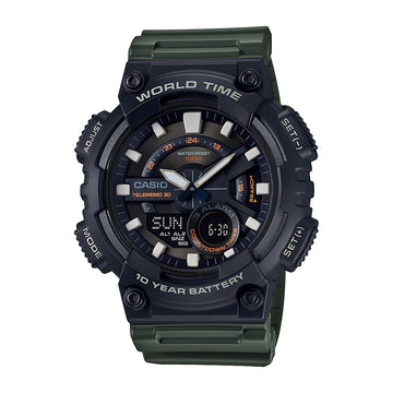 Casio AEQ-110W-3AV – front view
