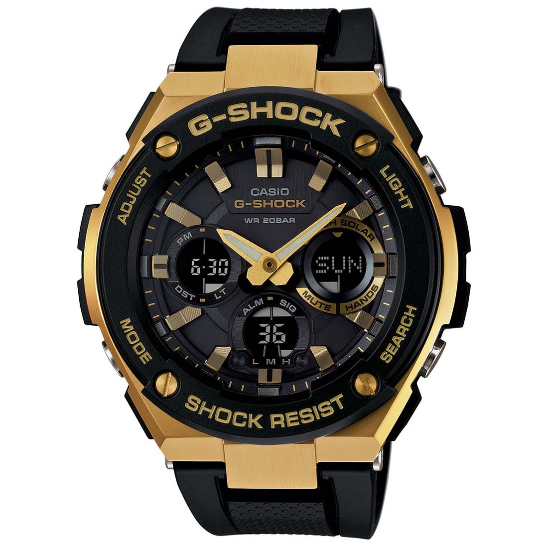 Casio G-Shock GST-S100G-1A Analogue-Digital Watch for Men