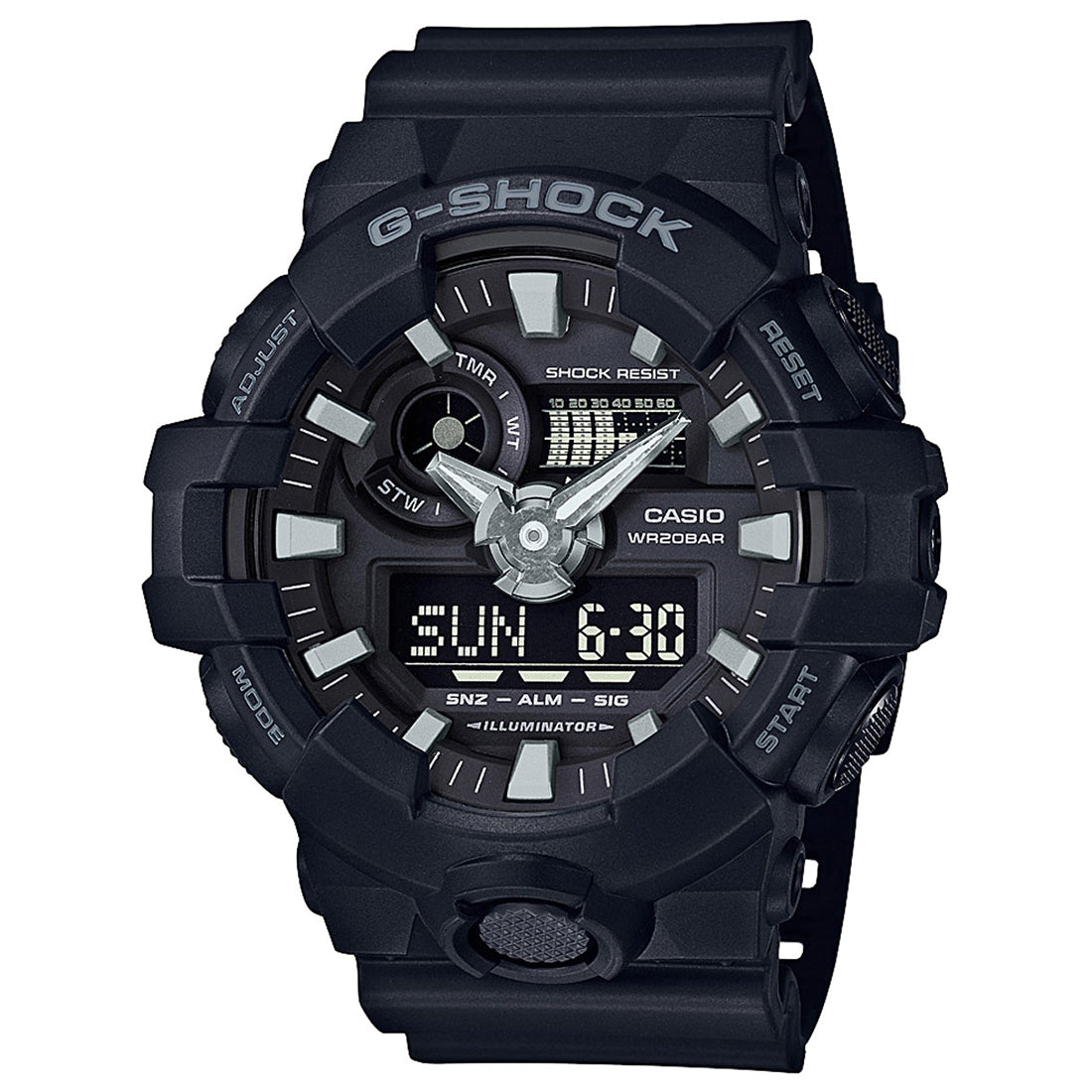 Casio G-Shock GA-700-1B – front view