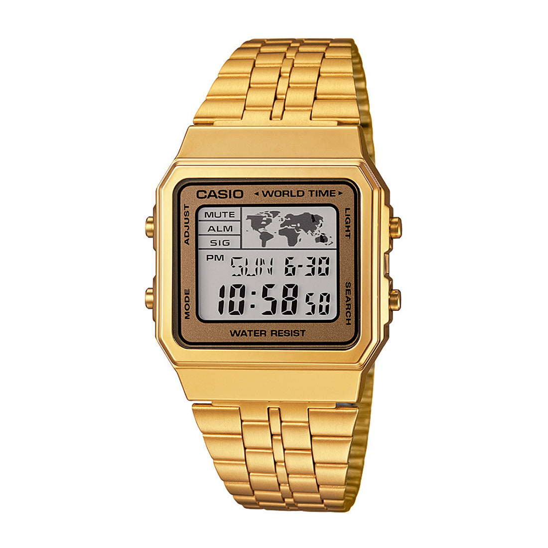 Casio Vintage A500WGA-9 – front view