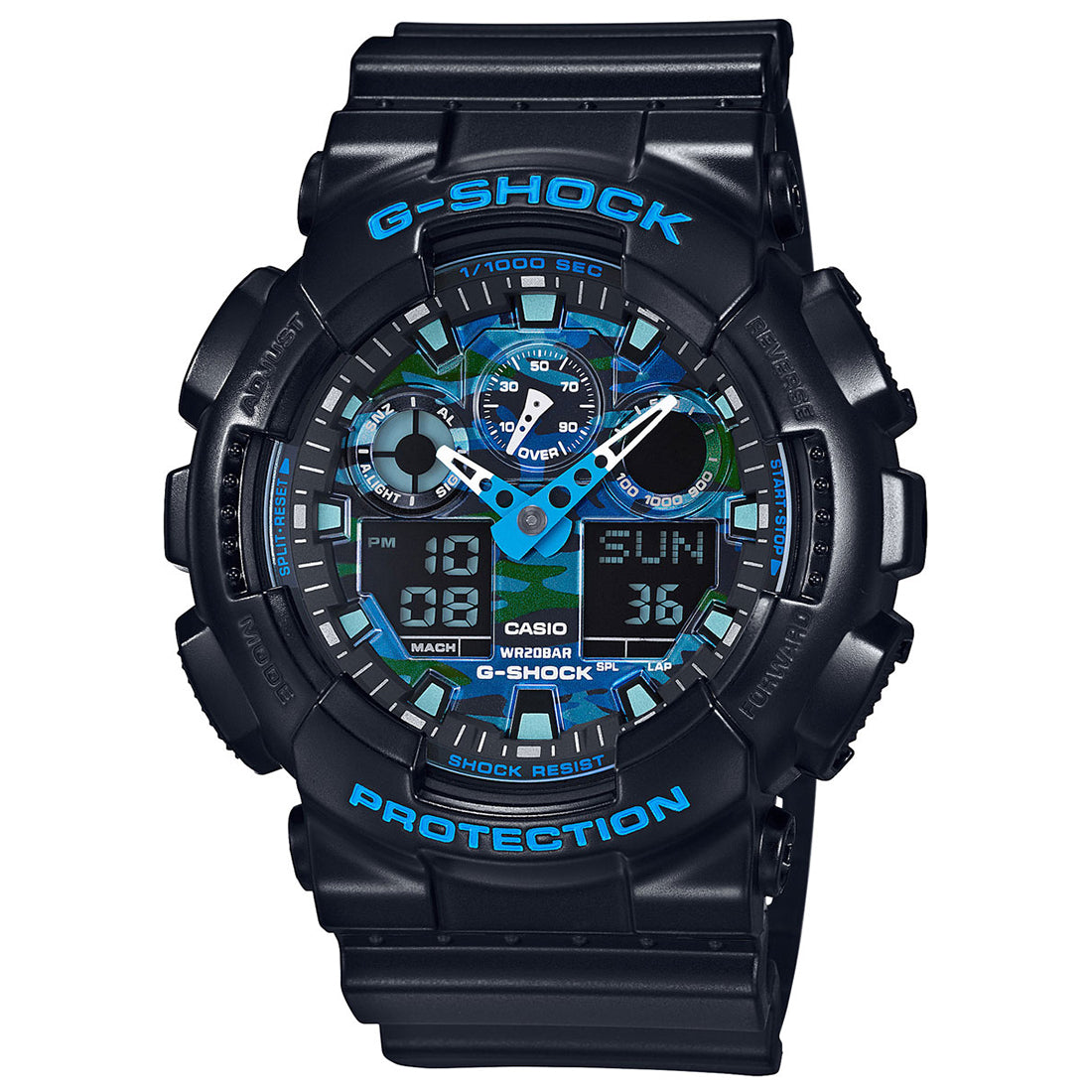 Casio G-Shock GA-100CB-1A Analogue-Digital Watch for Men