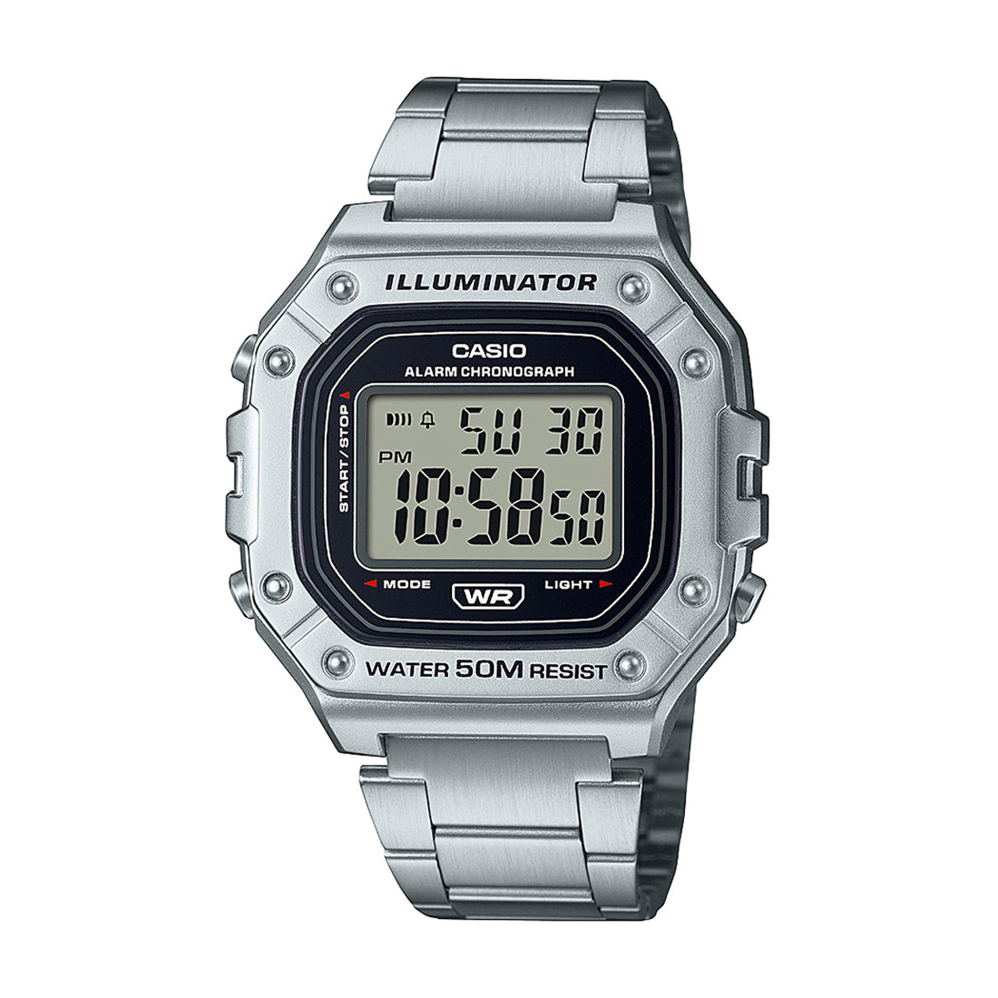 Casio W-218HD-1AV Digital Unisex Watch