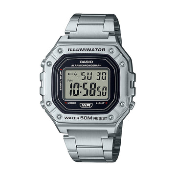 Casio W-218HD-1AV – front view