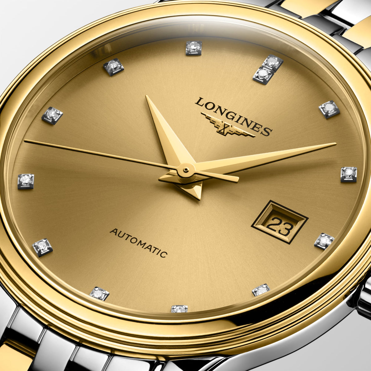 Longines Flagship Classic 30mm L4.374.3.38.7 Watch for Women - dial close-up