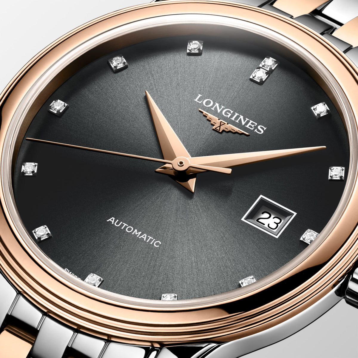 Longines Flagship Classic 30mm L4.374.3.77.7 Watch for Women - dial close-up