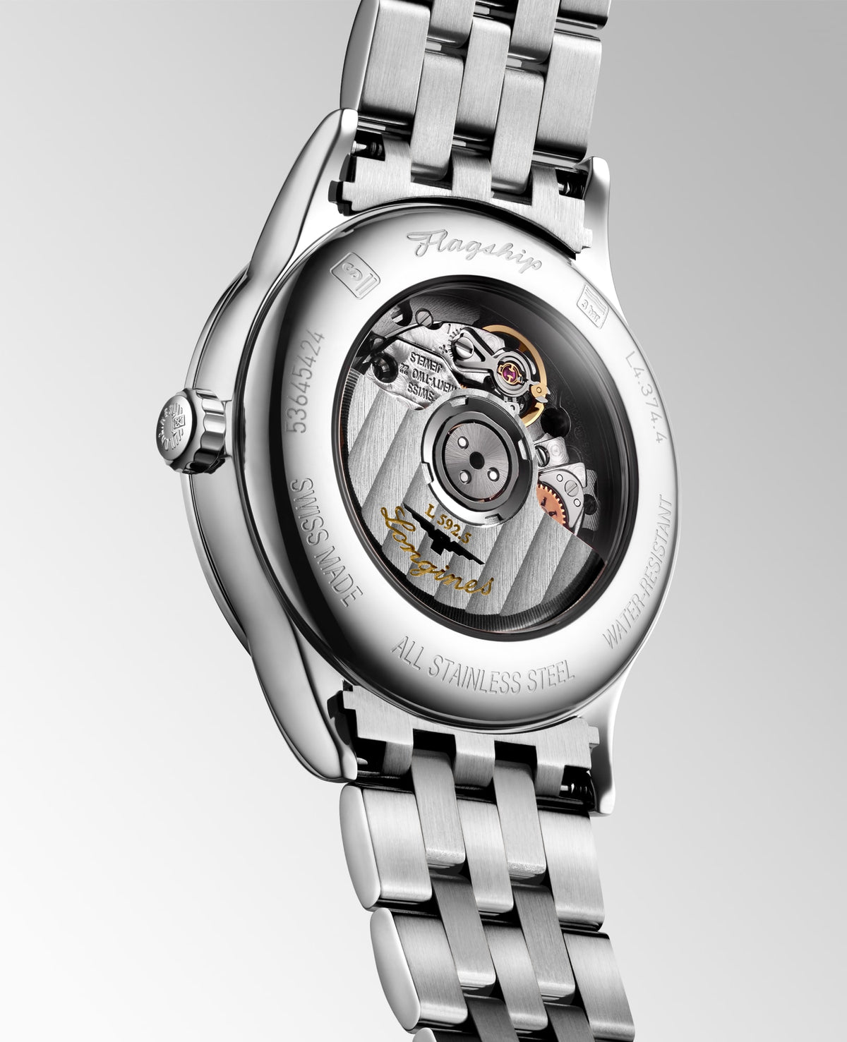Longines Flagship Classic 30mm L4.374.4.97.6 Watch for Women - case-back view